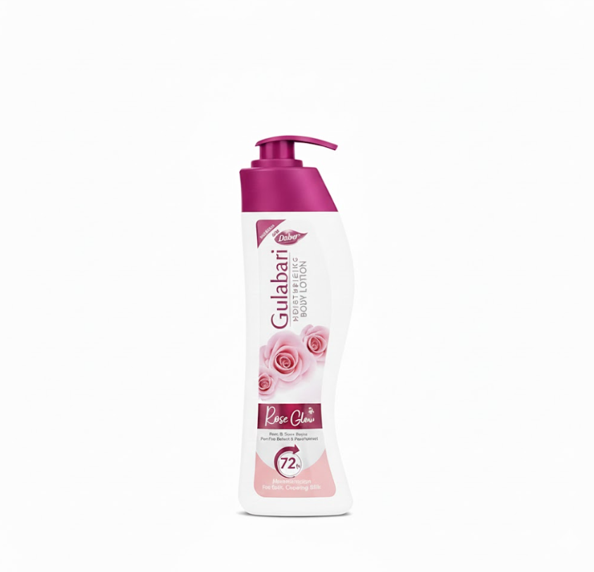 Dabur Gulabari Moisturizing Body Lotion - 400ml For Dry & Dull Skin